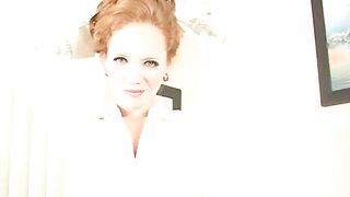 Redhead Secretary Masturbates in Office (Heather Carolin)