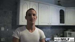 Hungarian MILF gets her snatch and ass screwed