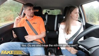 Driving School Stacey Cruz Gets Banged by her Driving Instructor