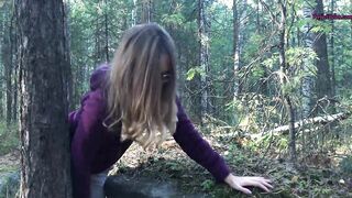 Sucked a Stranger in the Woods to Help Her - Public Sex
