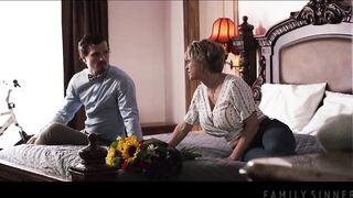 Dee Williams is a big titted, blonde lady who likes to have sex with her step- son