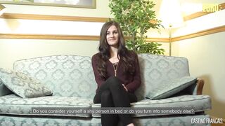 CastingFrancais - Eva Lyx Marvelous Canadian Teen Fucks Hawt Man first Time on Camera - AMATEUREURO