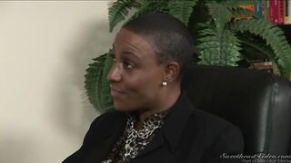 Elexis Monroe and Sicerre Lemore are eating each other up at work and enjoying it