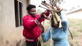 Exhausted, African woman is about to get fingered and drilled, until this chick gets completely pleasured
