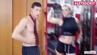 BumsBuero - Samy Fox Busty German Golden-haired Steamy Twat Fuck with her Client - LETSDOEIT