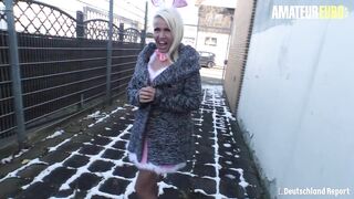 DeutschlandReport - Massive Boobs Easter Bunny MILF Ginger Costello Banged at Photo Shoot