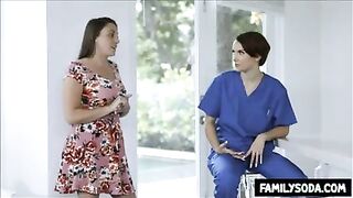 Sister help brother to cum