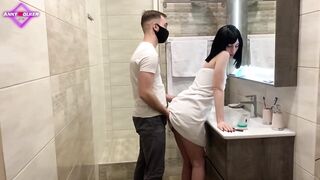 Drilled a Friend's Fiancee in the Washroom and this chick was Late for the Ceremony - Anny Walker