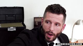 Oriental stepdaughter punished by dad's rod and strap