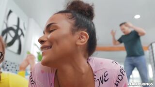 Realitykings slumber party 3-some ft. facile-to-pick onesie pyjamas