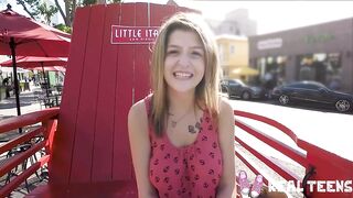 Real Teens - Big Titty Sarah Bella Bounces on a Big Dick