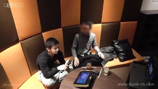 Asian couple is having sex in the night club, in front of a hidden camera