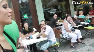 Cock loving golden-haired is often giving blowjobs to random boys free of any charge, just for pleasure