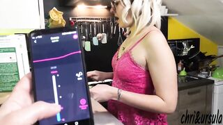 I Control Ursula with the Lush and then I Fuck her Hard! Real Couple Chri&Ursula