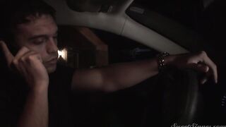 Michelle Lay is about to have casual sex with Rocco Reed, until both of 'em cum