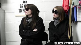 Dakota and Mia have no choice but to bend over and let Jack fuck 'em