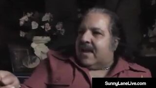 Ron Jeremy looks on as RollerGirl Sunny Lane Gets Fucked!