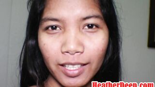 15 week preggy thai teen asian super lascivious gives deepthroat and throatpie