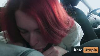 Public Oral job in Car Parking and this man Cums in my Mouth!! -4k