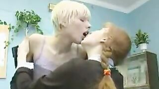 Russian Redhead Lesbo teacher