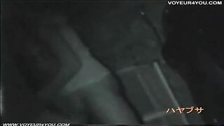 Insatiable playgirl was caught on tape while she was cheating on her boyfriend late at night