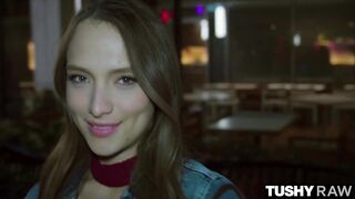 Butt plug switched for real shlong