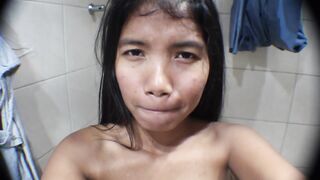 7 weeks pregnant asian teen breaks jock pump on monster ramrod