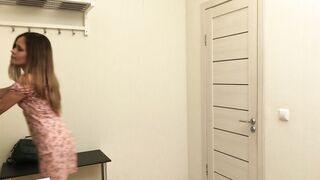 After a Quarrel with the Husband, the Wife Invited a Friend. she Moaned when Jizz Flowed without her