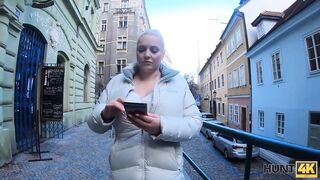 HUNT4K Cuck Obediently Watches how Rich Hunter Fucks his Luxurious GF