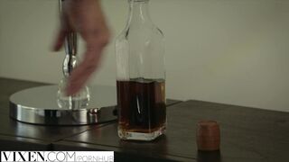 VIXEN.com Rich Boss Gets Three-some with 2 Blondes