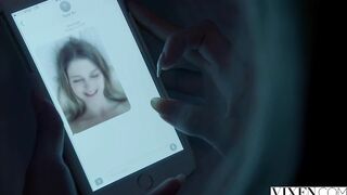 Cheating floozy gets the shaft that babe needed badly