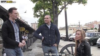 Nasty playgirl enjoys real facial in a haunted abode