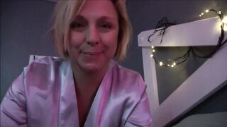 Step Mamma Massages Son before Couch - Brianna Beach - Mom comes first