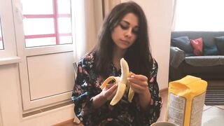 neighbor came to have sex in the kitchen. watch until the finish