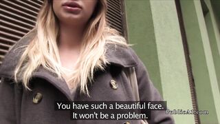 Big rod public agent fucks hot golden-haired