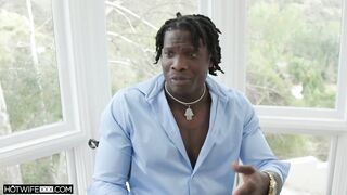 Chloe Temple has hooked up with a attractive, black dude, just to ride his rigid dick