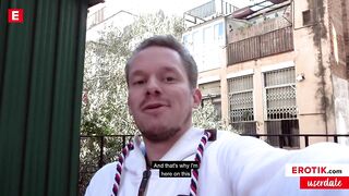 Glamorous Latin Honey Katrina Moreno bangs her huge German fan! (GERMAN)