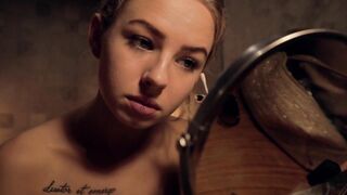 Hawt Angel does her make up after a Shower and Sucks my Jock