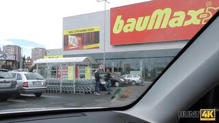 HUNT4K Shaved Cuck Solds Girlfriends Pussy for Solid Amount