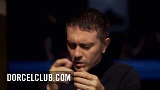 High society dinner before high energy rimming