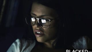 BLACKED - Brunette hair Adriana Chechik Takes Threesome of BBCs