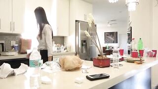 Mother I'd Like To Bang Masturbates for stepson and seduces him for fuck (Mother I'd Like To Screw Big Bazookas)