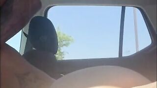 Jane Dro Meets Her Boyfriend At The Store and Bangs Him In The Parking Lot