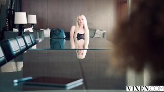 Vixen stunning petite cecilia lion seduces her playboy boss