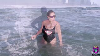 Beach Girl Politely Asked for a Raw Anal Bang