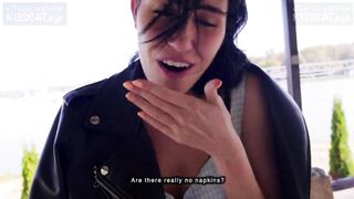 Public Agent Pickup in Outdoor Park with Real Sex and Cum in Mouth / Kisscat - Kiss Cat