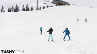 TUSHY Anal-avid Ski Instructor Liya Shows off her Skills