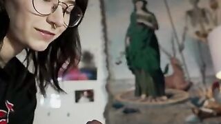 POV Twerking my Corpulent Ass on Realistic Sex Toy