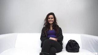 Czech teen angel does porn casting