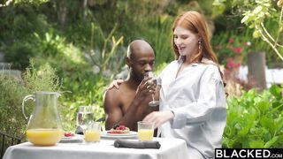 Blacked worthwhile-looking redhead jane rogers has vehement poolside sex on pornhd